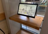 La BD est consultable dans la salle du musée Curie